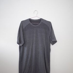 Mens Lululemon Dark Gray Vent Tech Short Sleeve Shirt Size XL